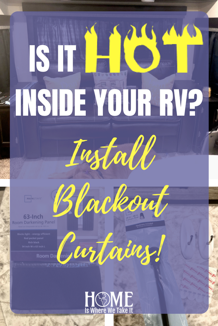 Blackout Curtains DIY - RV Hacks
