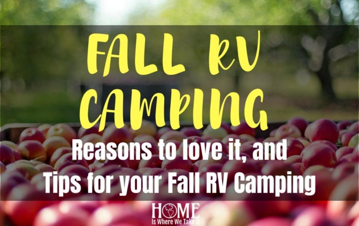 Fall RV Camping