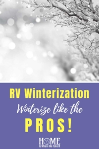 RV Winterization