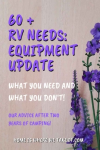 RV Needs Equipment Update