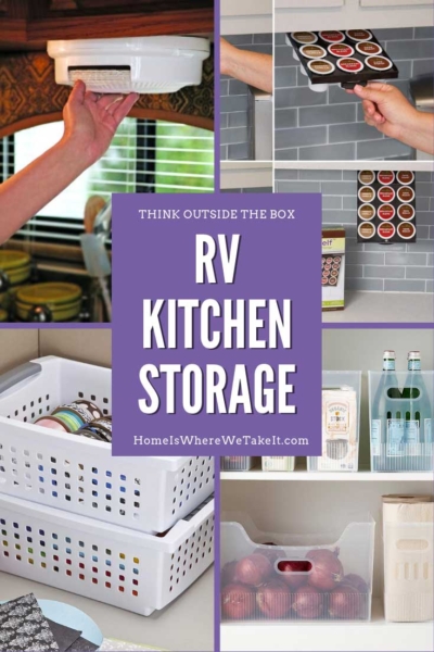Kitchen Sink Storage Rack for RV