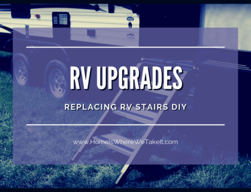 RV Upgrades – DIY Stairs